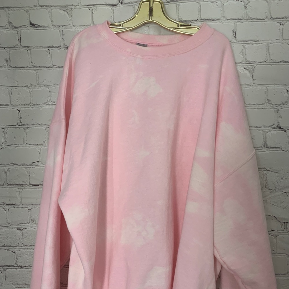 Custom Pink Tie Dye Sweatshirt